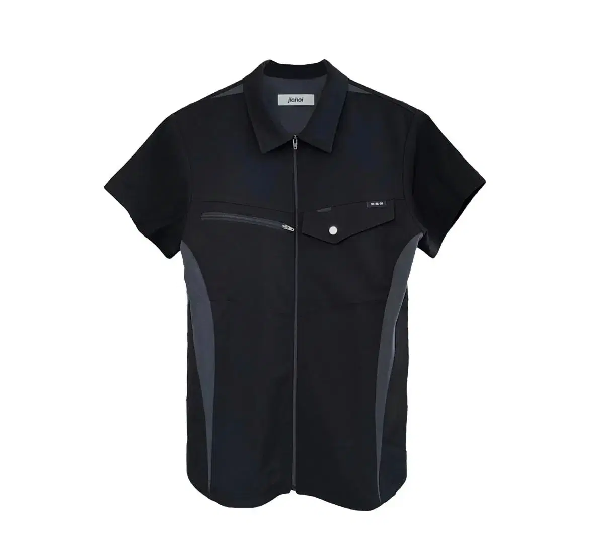 사이즈교환 ]지초이 jichoi SS23 ZIP SHIRT (BLACK | 브랜드 중고거래